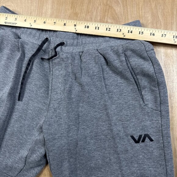 RVCA VA Tech Sport Mens Gray Activewear Sweatpants Joggers Size Medium - Picture 3 of 7